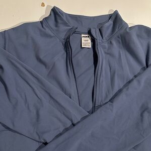 Pink Full-Zip Jacket in Blue